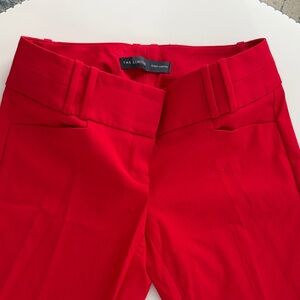 The Limited Red Tailored Trousers